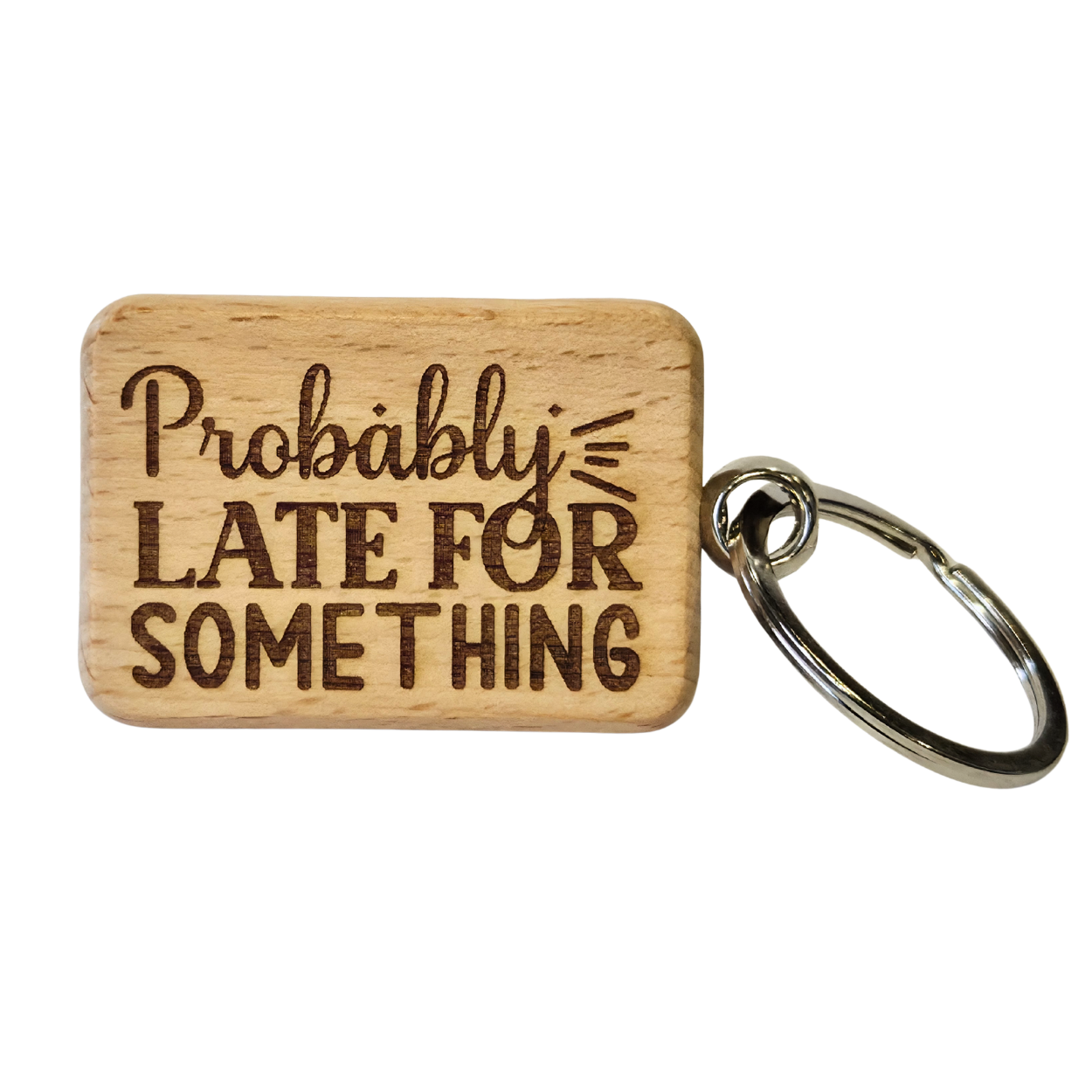 Customizable Wooden Keychain with Engraving