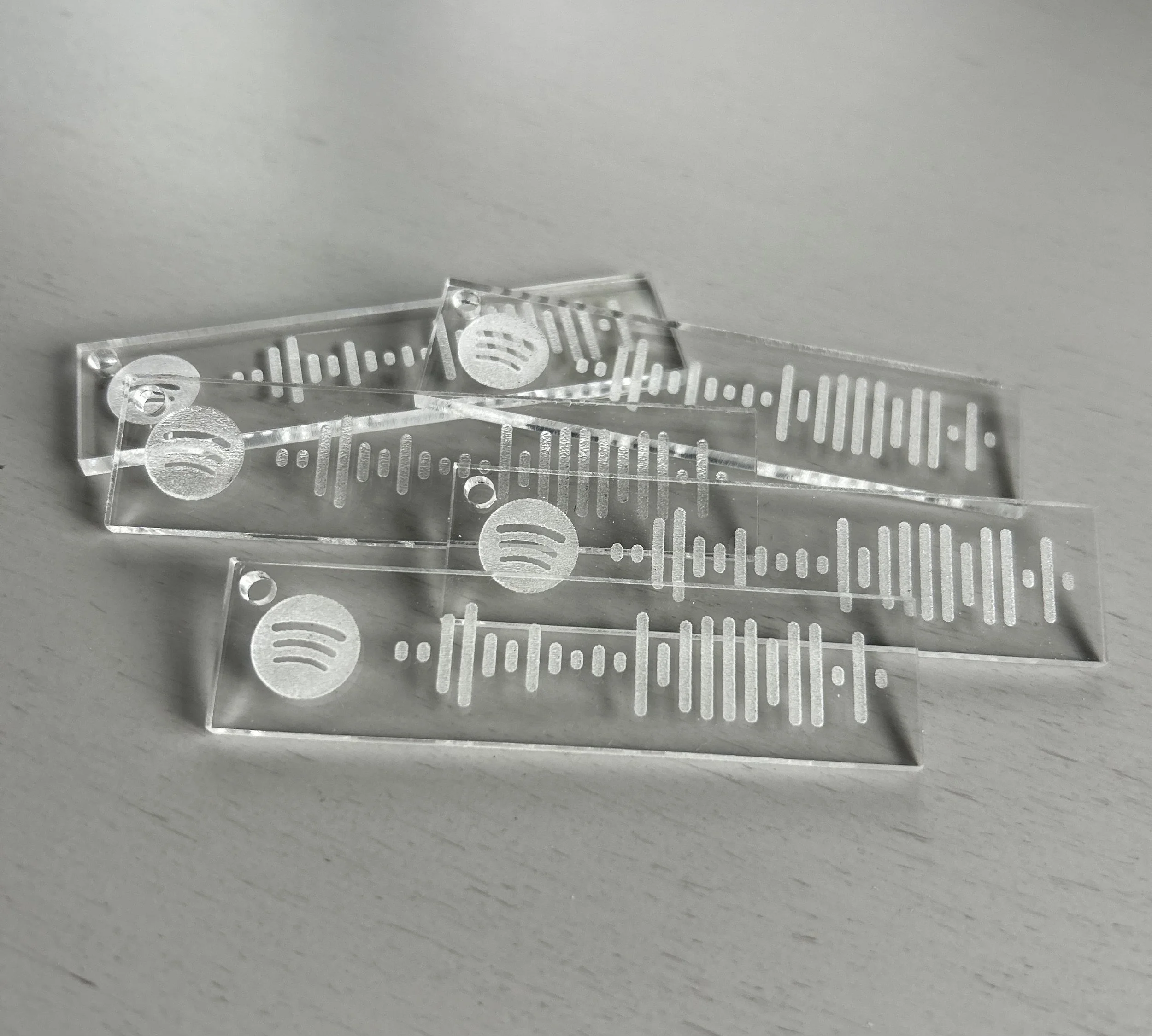 Spotify Music Scan Code Keychains