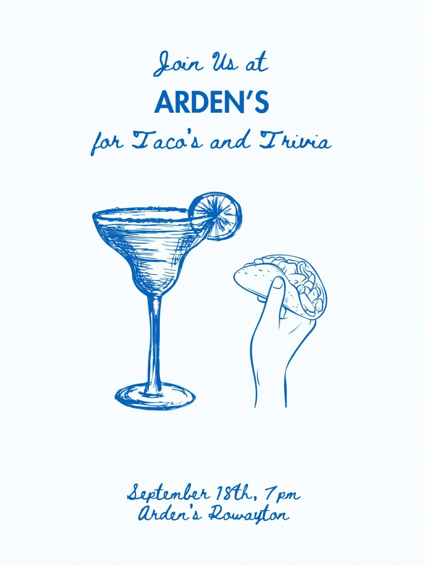 our favorite night of the month, this Thursday: TACOS &amp; TRIVIA 🌮 purchase tickets via stories or link in bio 🍋&zwj;🟩