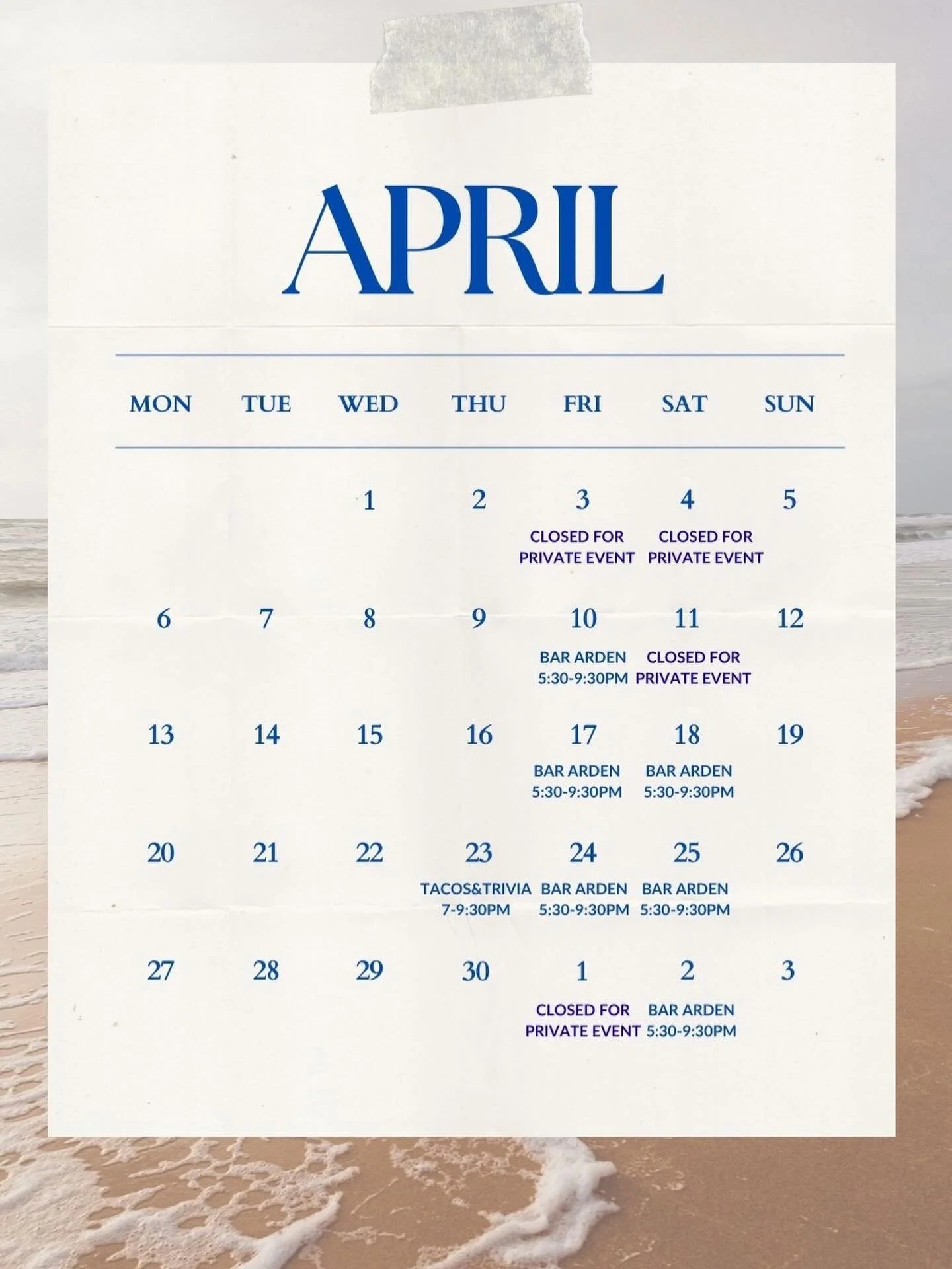 we are loving being open for you every weekend night ✨🥂, but we&rsquo;ve also got some very fun celebrations happening this month 🎉

which means bar arden will be closed a few weekend nights

check the calendar 📅, book on resy, or just walk in 🚶&