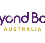 Logo of Beyond Bank Australia with purple and yellow text.