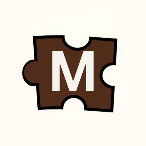 Puzzle piece with the letter ‘M,’ representing Management