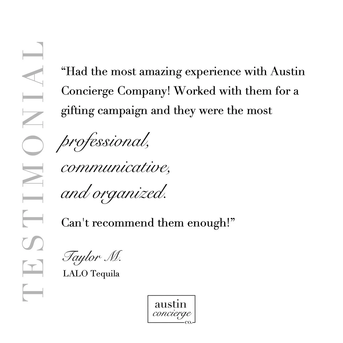 Personal assistant austin concierge company