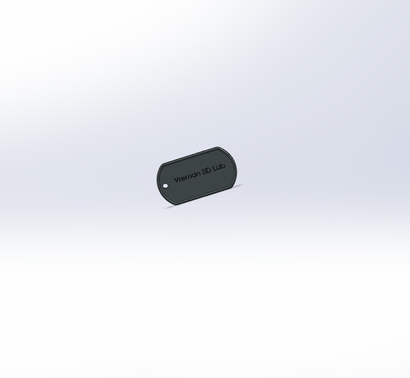Vreman 3D Lab Keychain