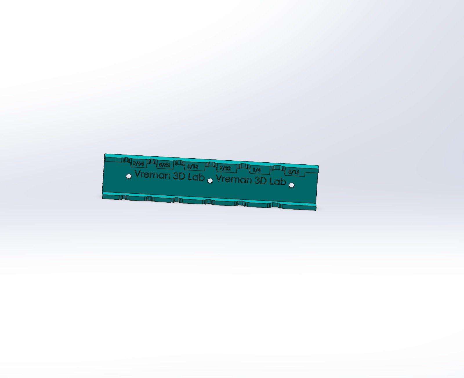 Vreman 3D Lab Allen Key Organizer
