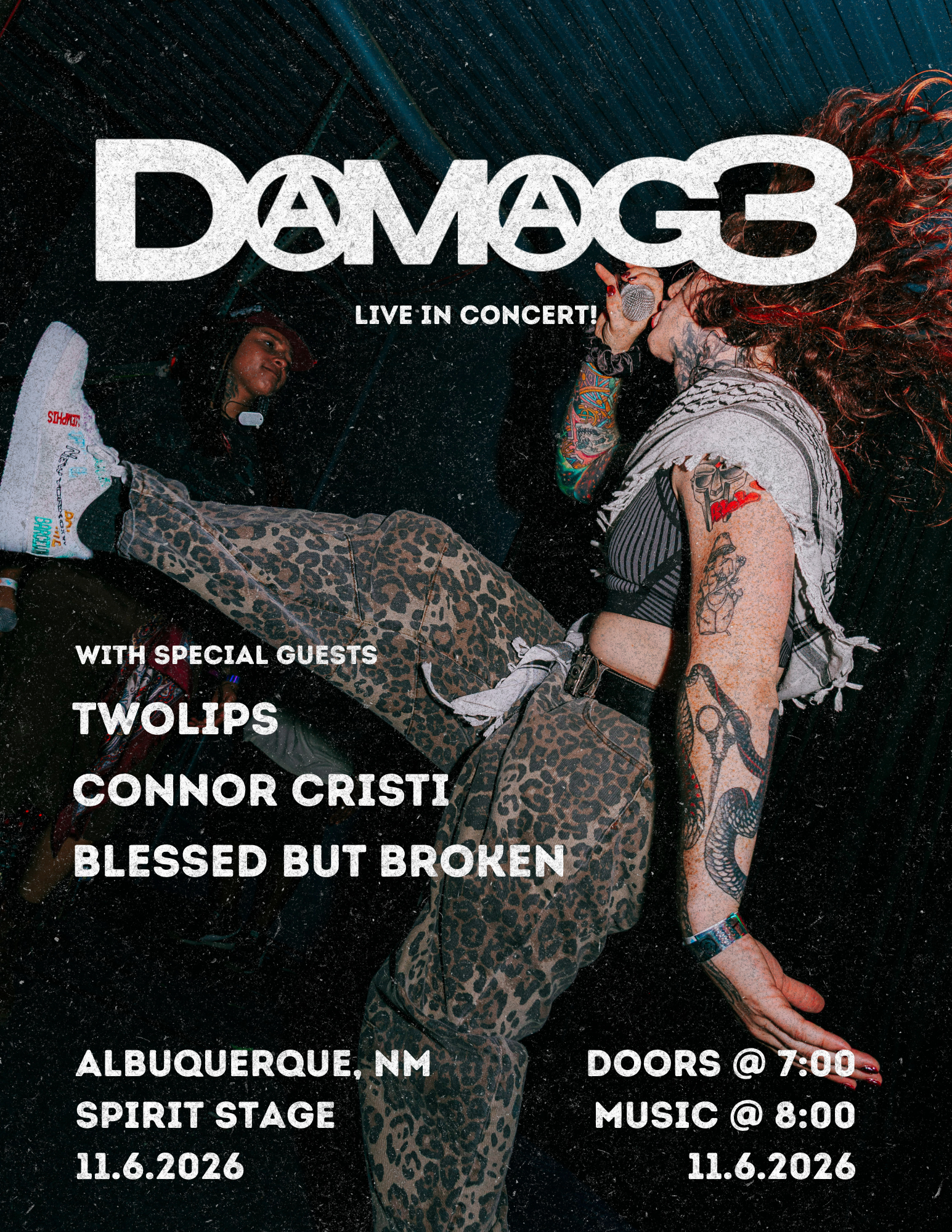 DAMAG3 LIVE in ABQ 