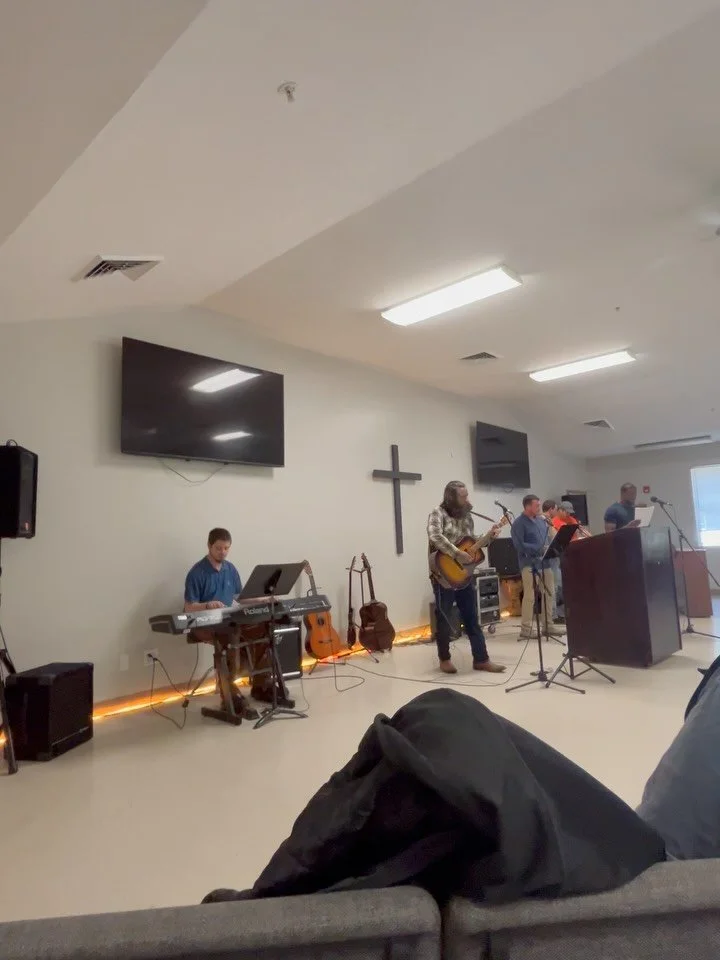 10/19/2025: Last night, we served dinner at Royal Pines and they blessed us with performing the first time as the Royal Pines Praise Choir. This morning, they played again for chapel and then we headed to Legacy Woods to worship with them and listen 
