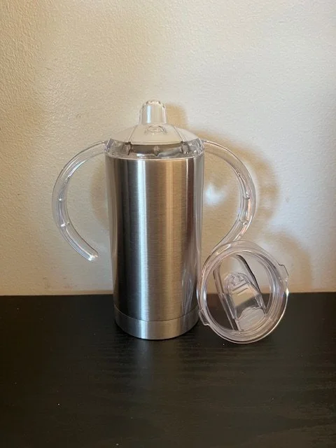 CUSTOM DUAL LID SIPPY CUP