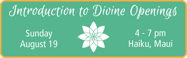 Introduction to Divine Openings on Maui, August 2012