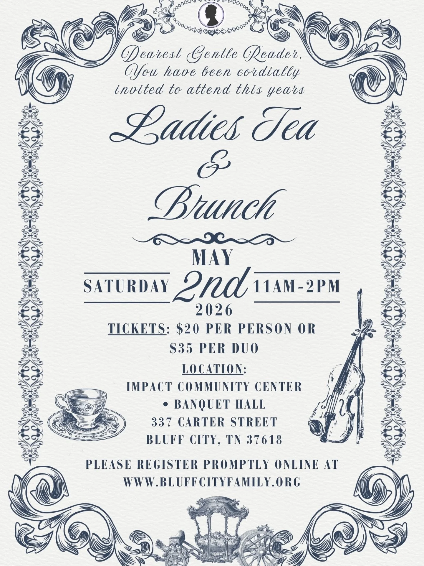 Ladies Tea &amp; Brunch                   @ Bluff City Impact Center