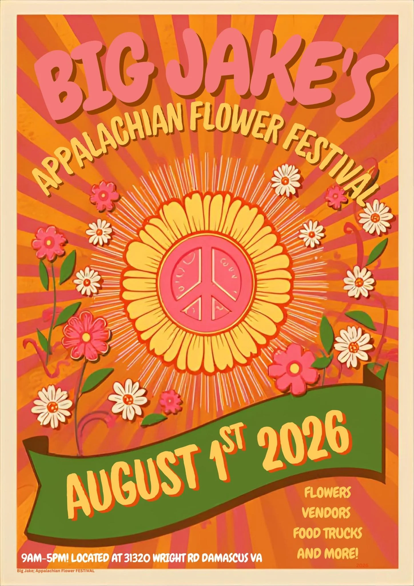 Big Jakes Appalachian Flower Festival @ Big Jakes Garden, Damascus VA