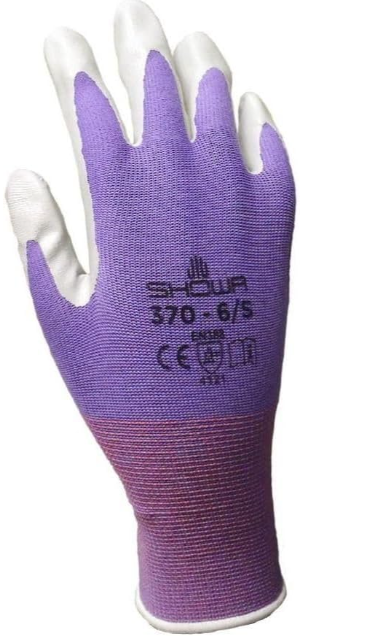 I use these gardening gloves all the time -  In the garden, harvesting flowers, prepping flowers, and even for making wreaths.  They are lightweight and you can throw them in washer and dryer when they need to be cleaned.
