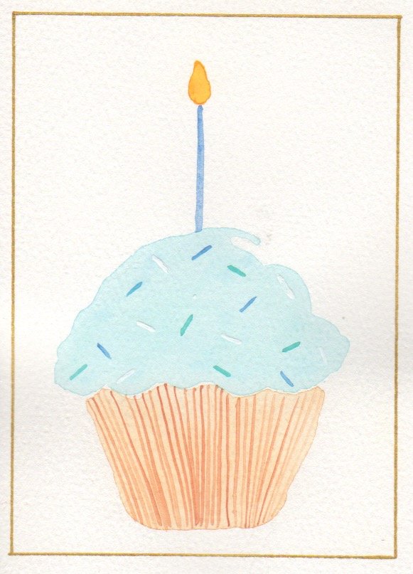 Blue Cupcake