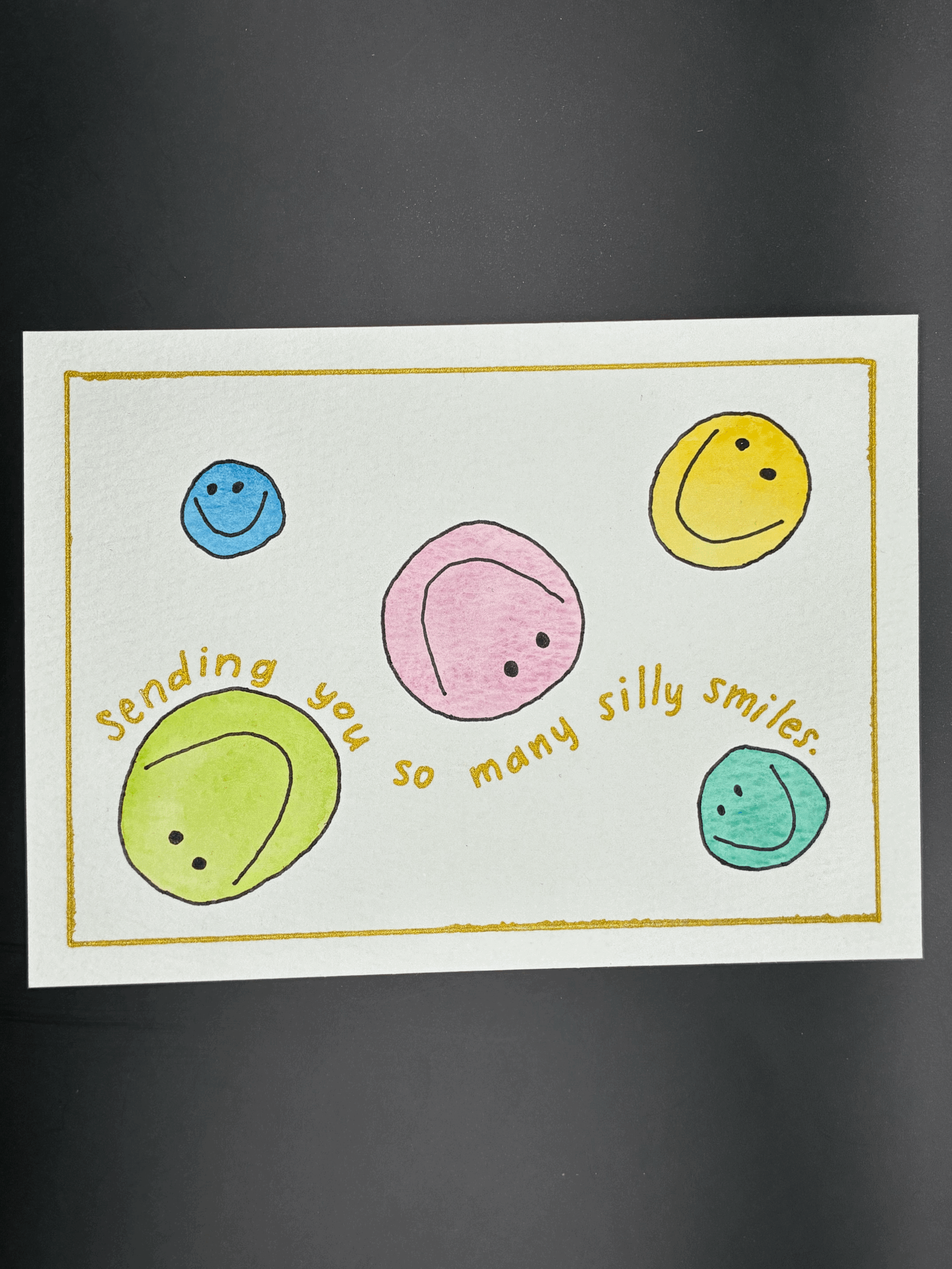 Silly smiles (light green)