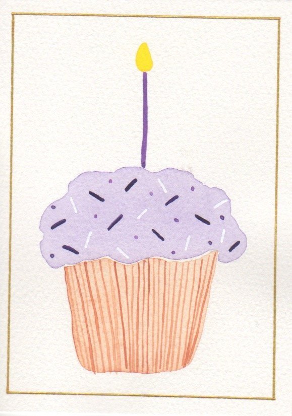 Purple Cupcake