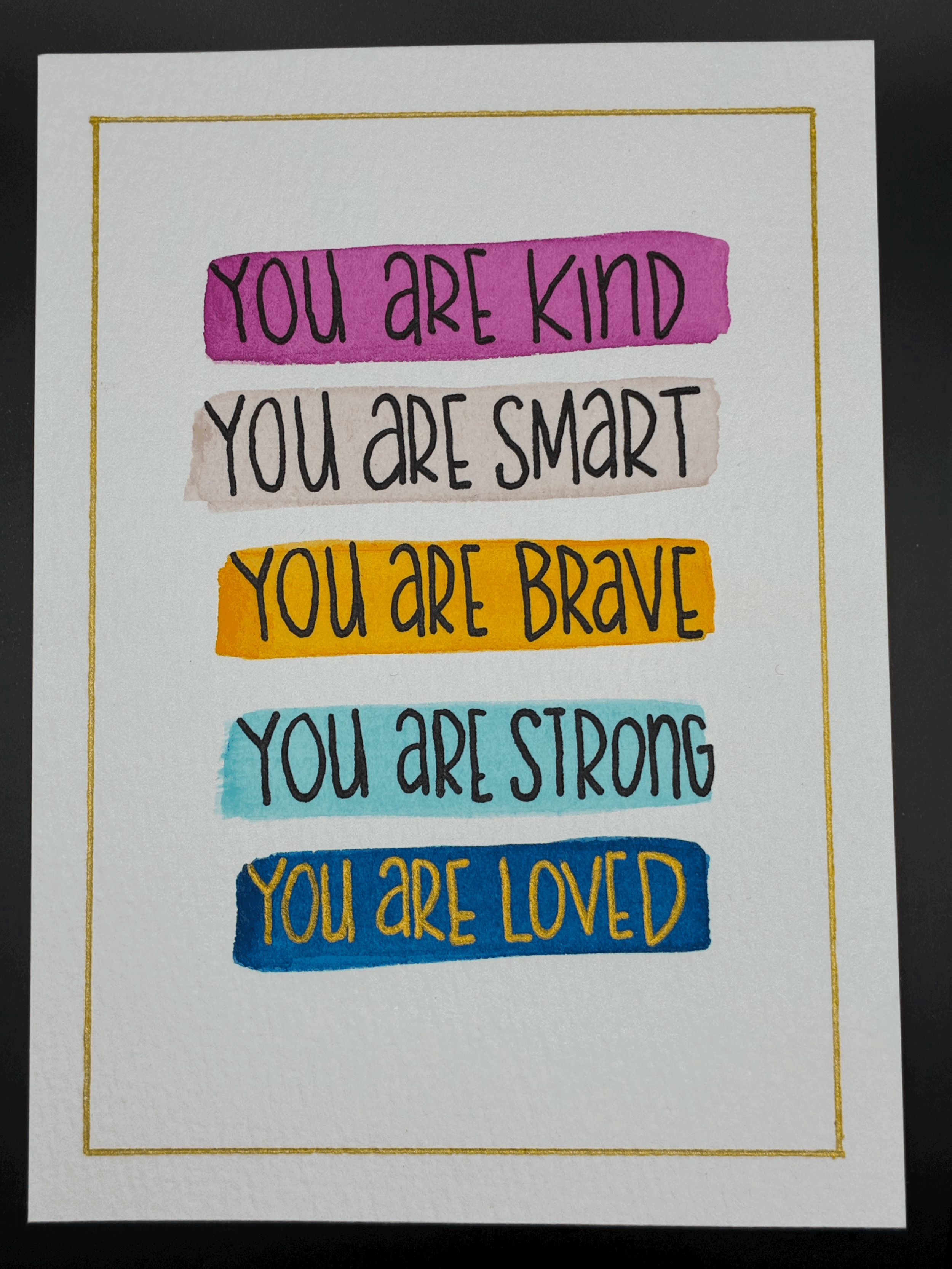 You are loved (blue)