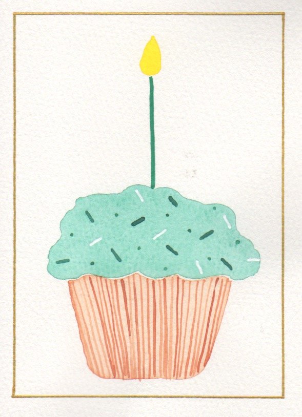 Green Cupcake