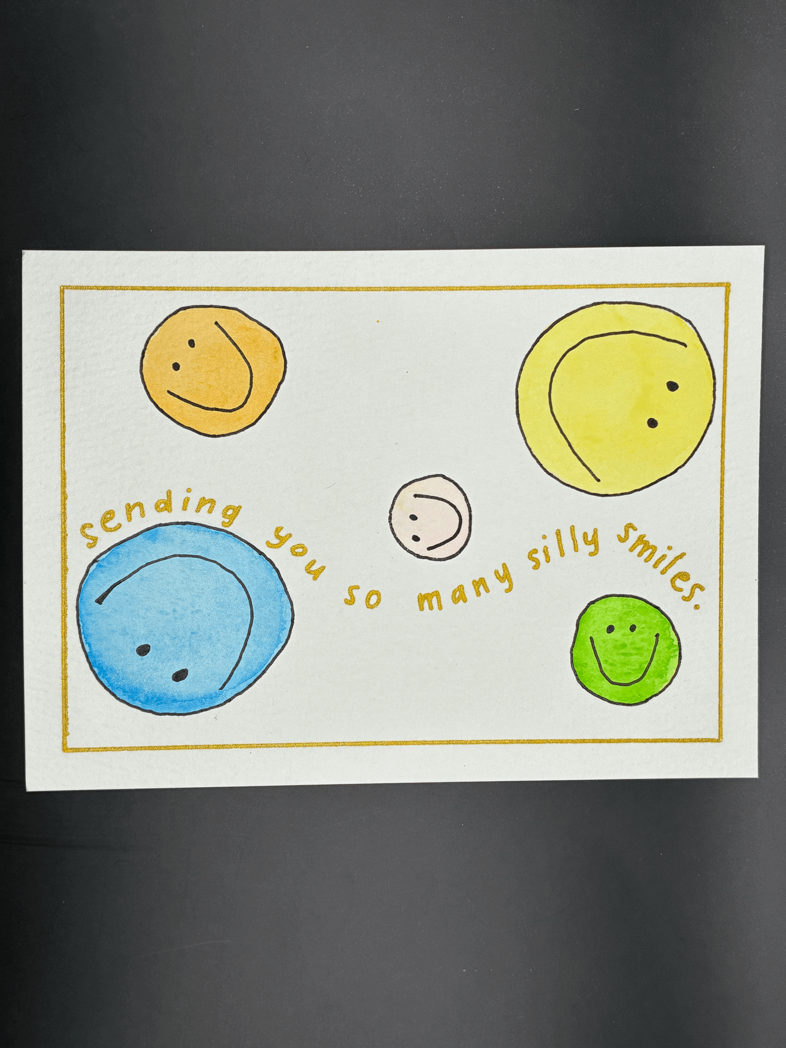 Silly smiles (light blue)