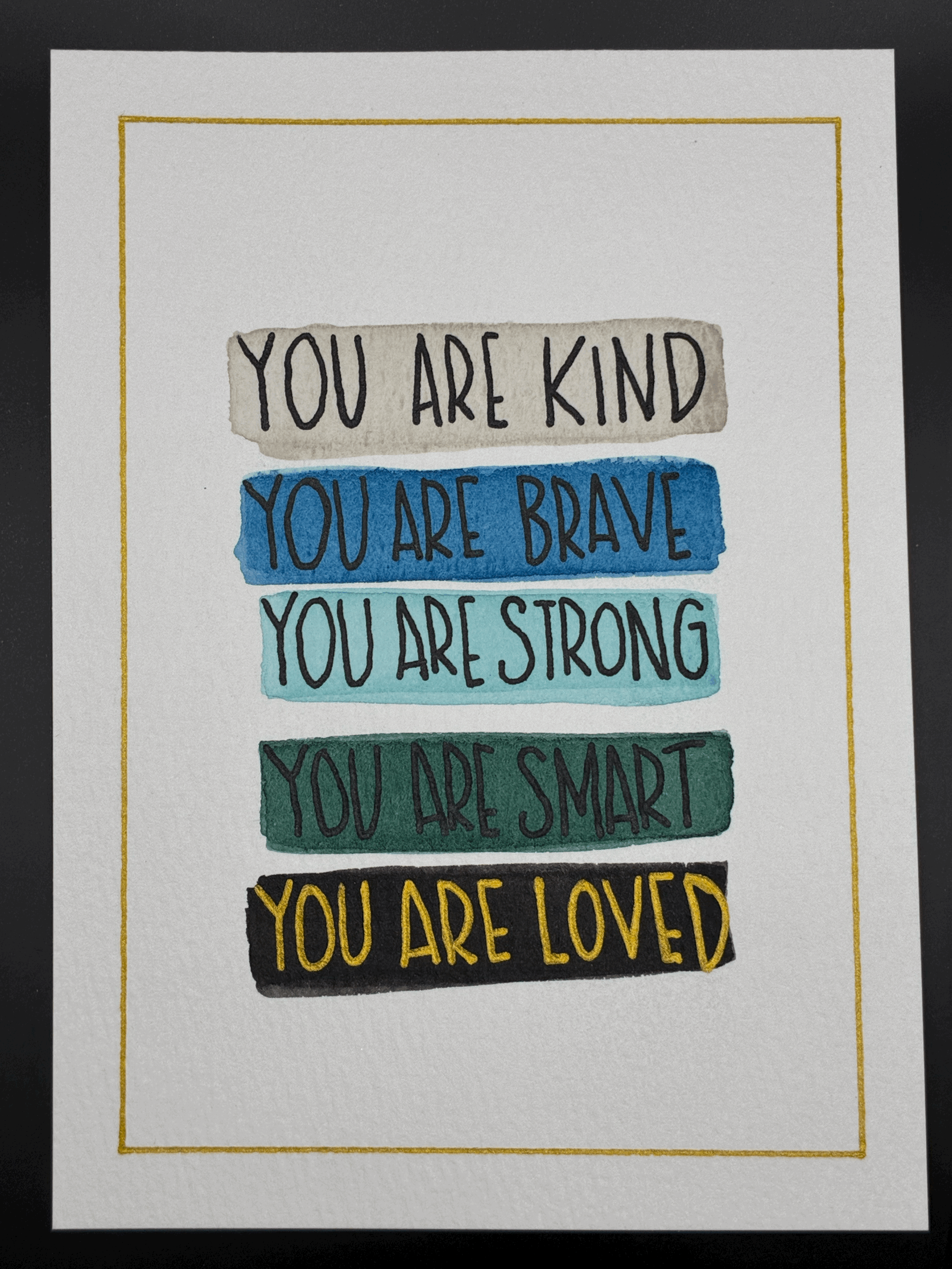 You are loved (black)