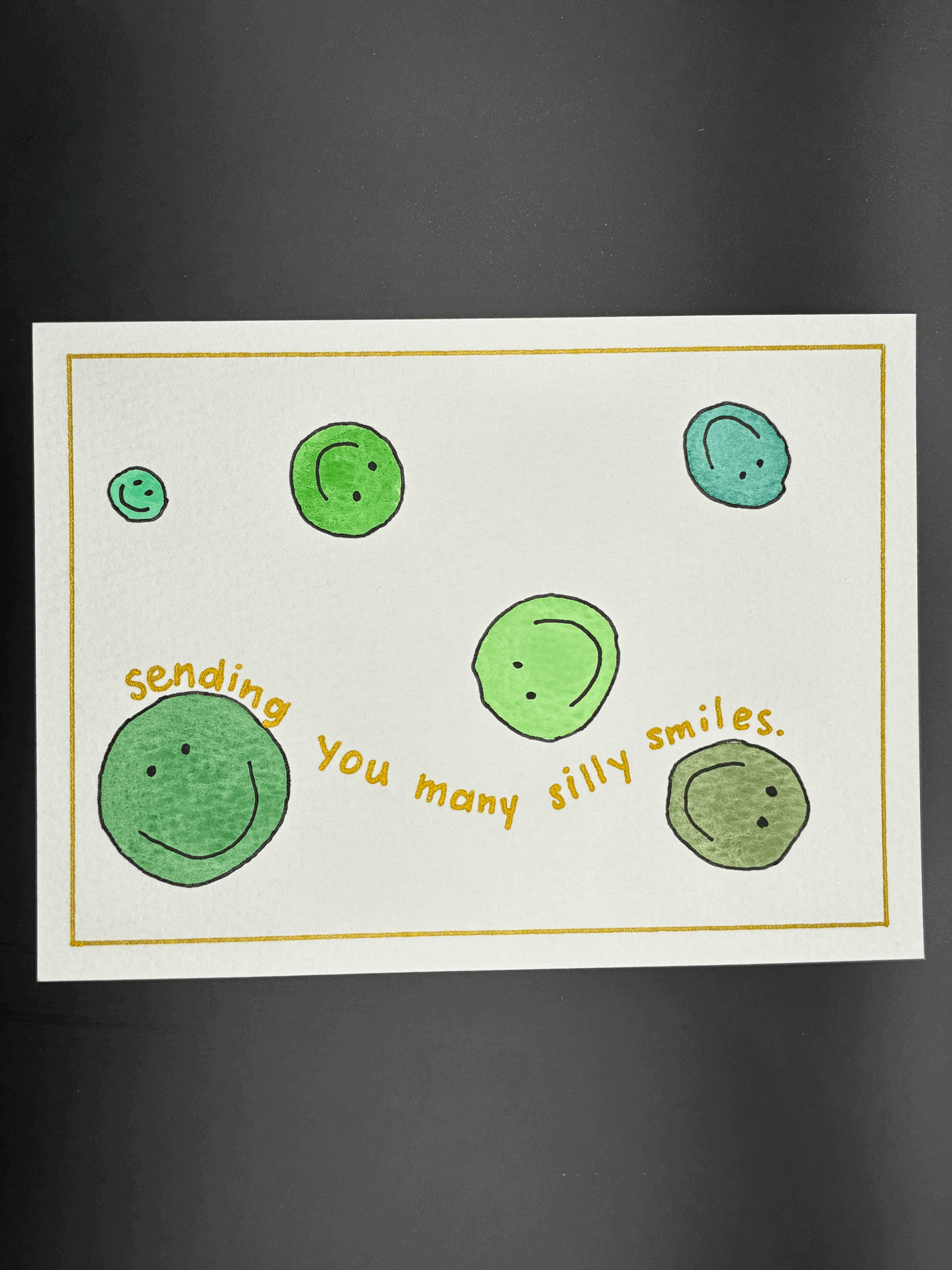 Silly smiles (green)