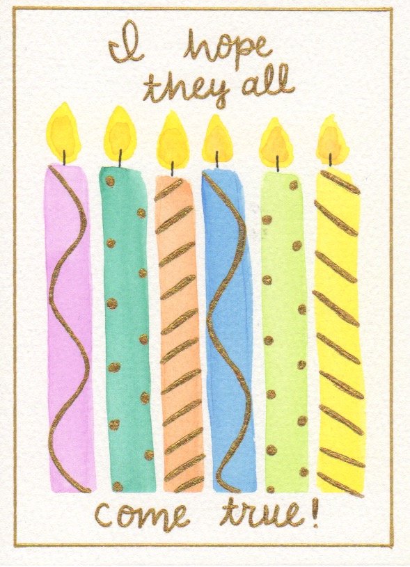 Multicolor Birthday Candles