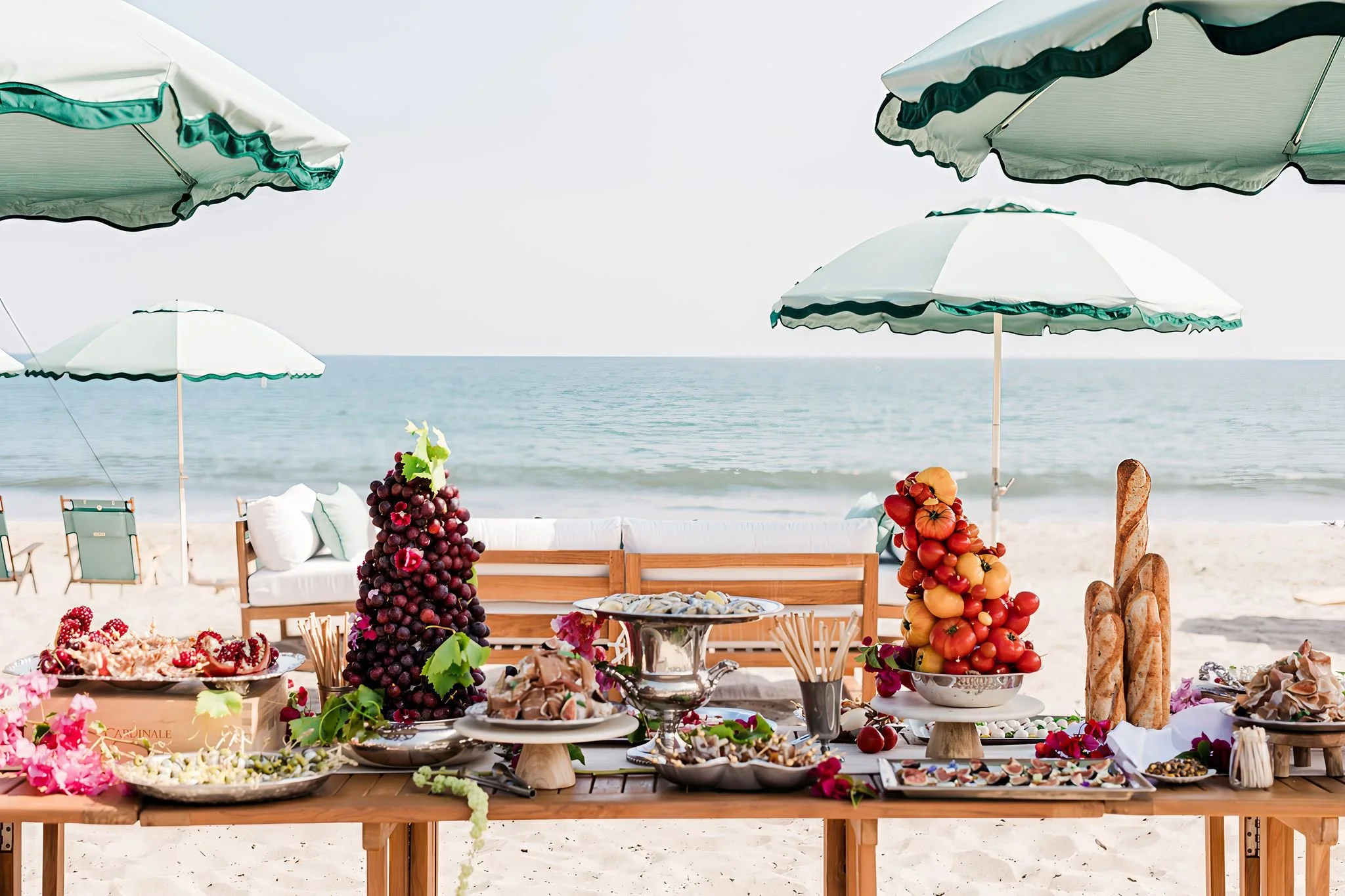 Teak Table with Catering Service