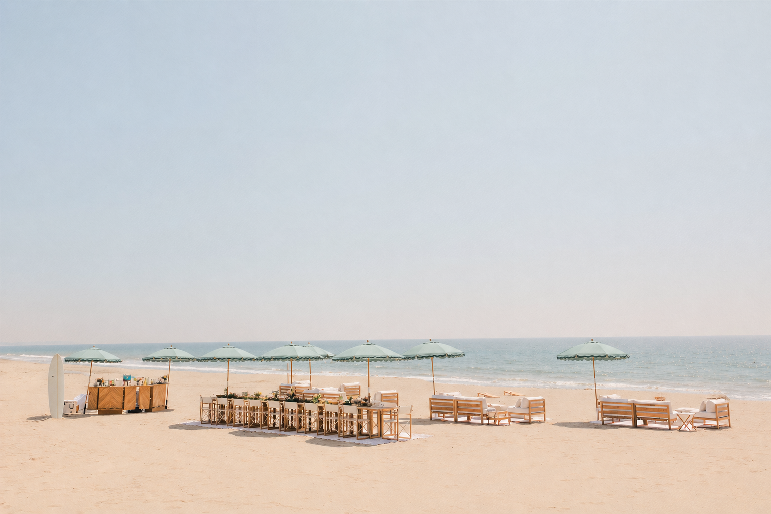 Teak Set for Wedding Welcome
