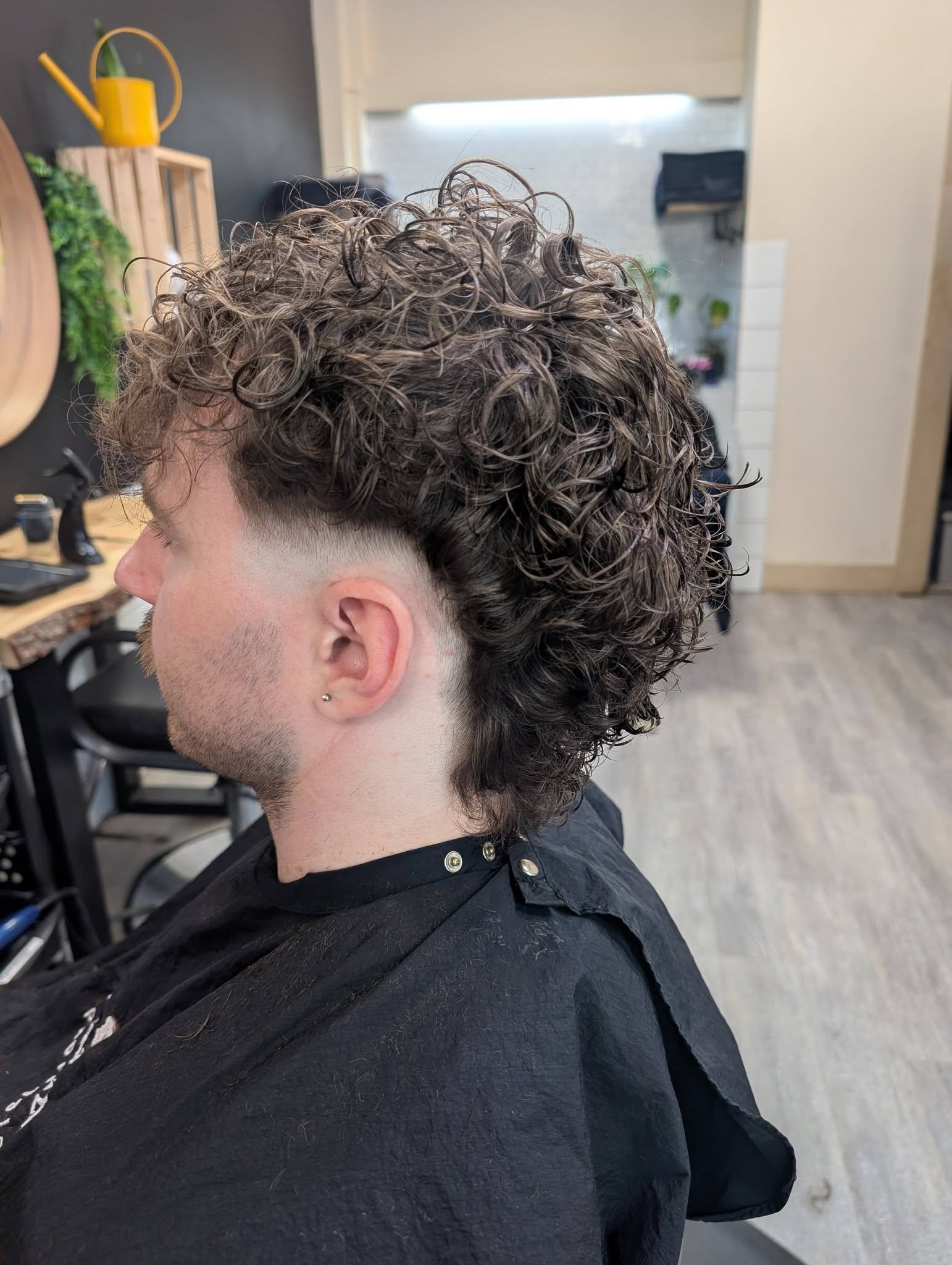 #perm#mullet#ellahuang banff hairstylist