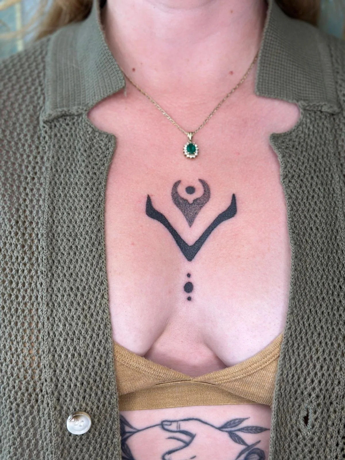 Artist Studio LNE: Abstract talisman, hand poked