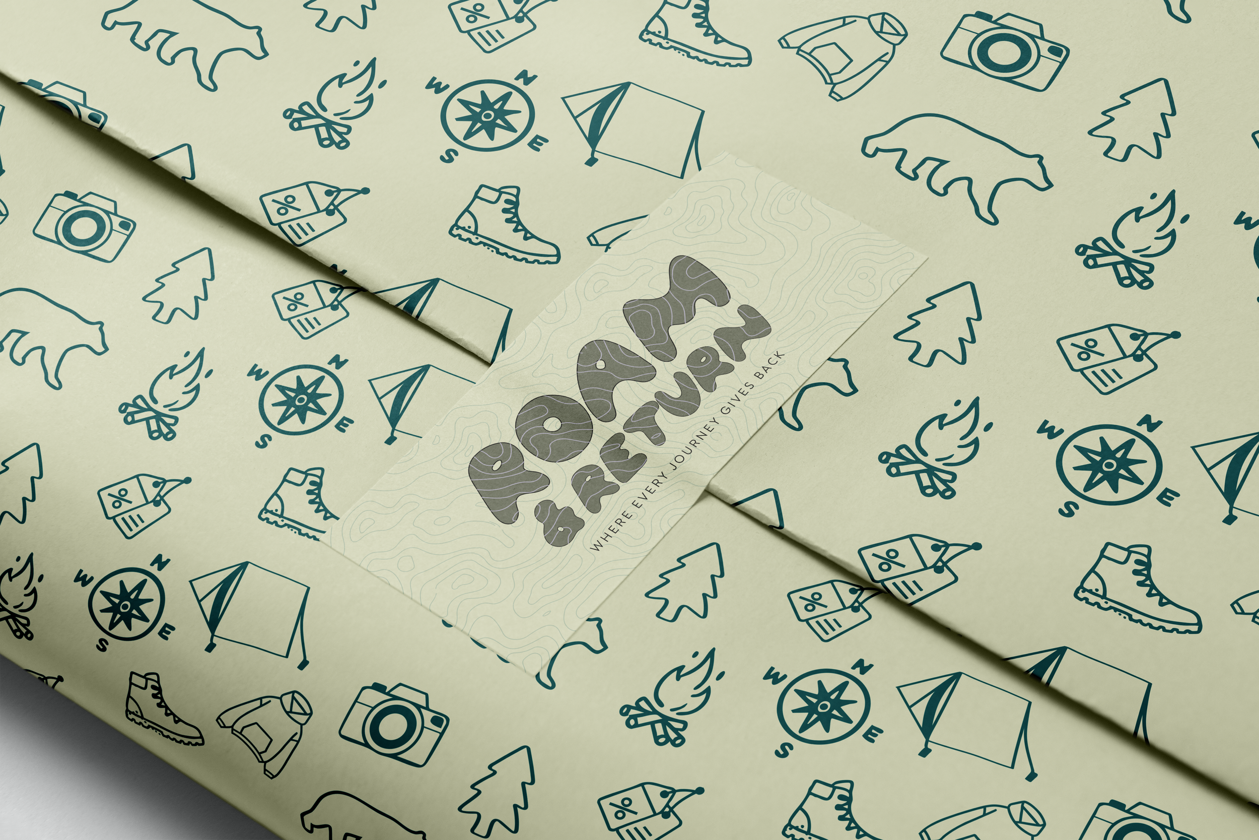 Free Wrapping Paper in Perspective Mockup.png