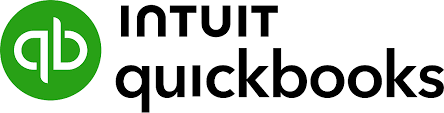 Logo of QuickBooks by Intuit, featuring a green circle with white lowercase 'qb' and the text 'Intuit QuickBooks' next to it.