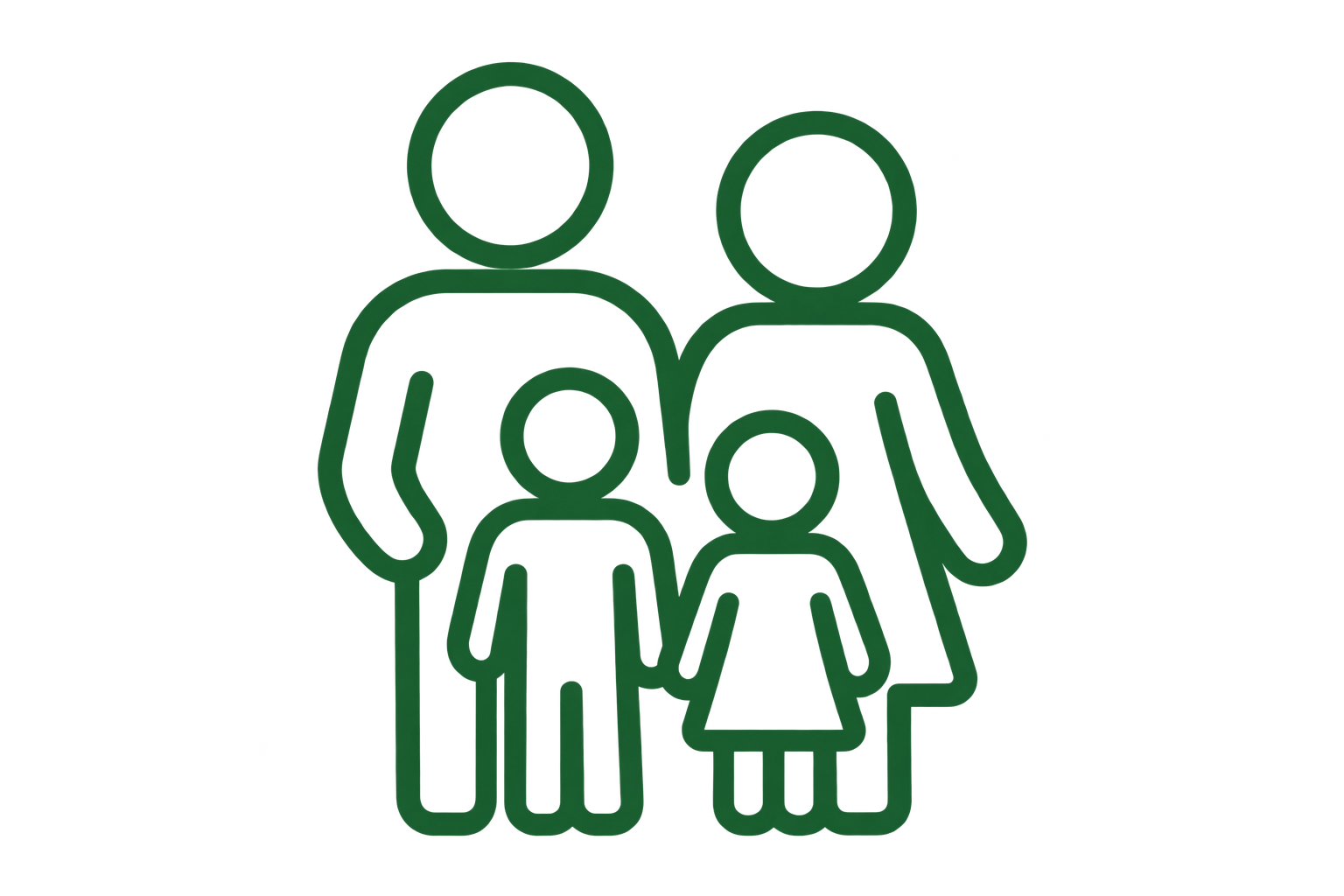 Busy families recurring cleaning icon