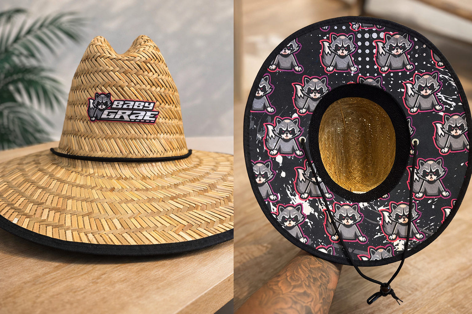 Baby Grae Straw Hats