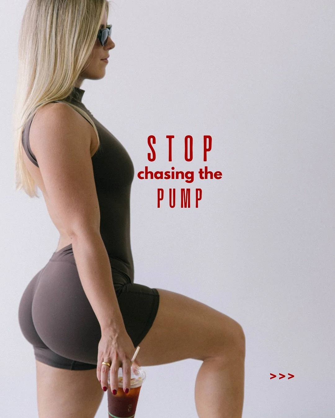&ldquo;I lowered my weights and increased my reps because I wanted to feel my glutes burn&rdquo; 

Burning &ne; growing

And yet the female side of the fitness industry is saturated with a fluffy version of sports science, with magic words like tonin