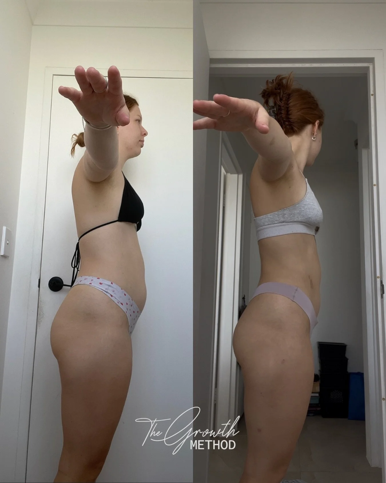 3 months of locking in for my girl 🤌

We achieved glute growth, fat loss, all time low scale weight, strength increases &amp; a decrease in chronic back pain so that she could push her training even harder 🥹

So proud and excited for the year ahead