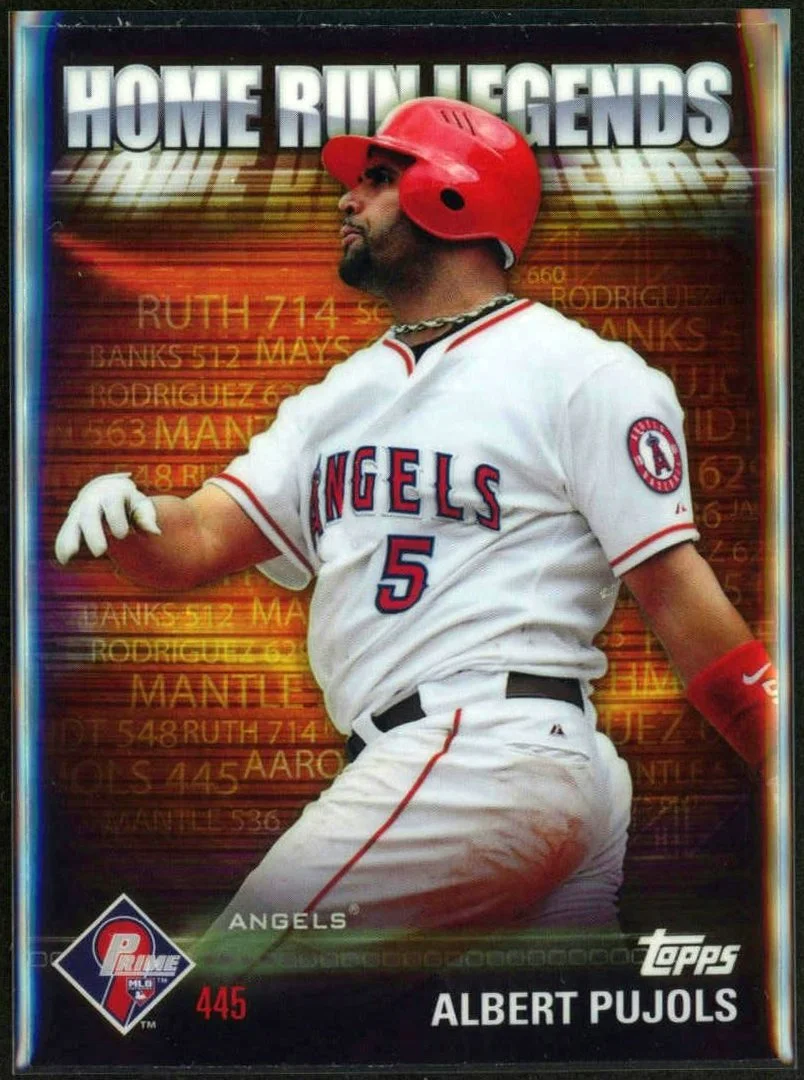 2012 Topps Prime Nine Home Run Legends #HRL9 Albert Pujols