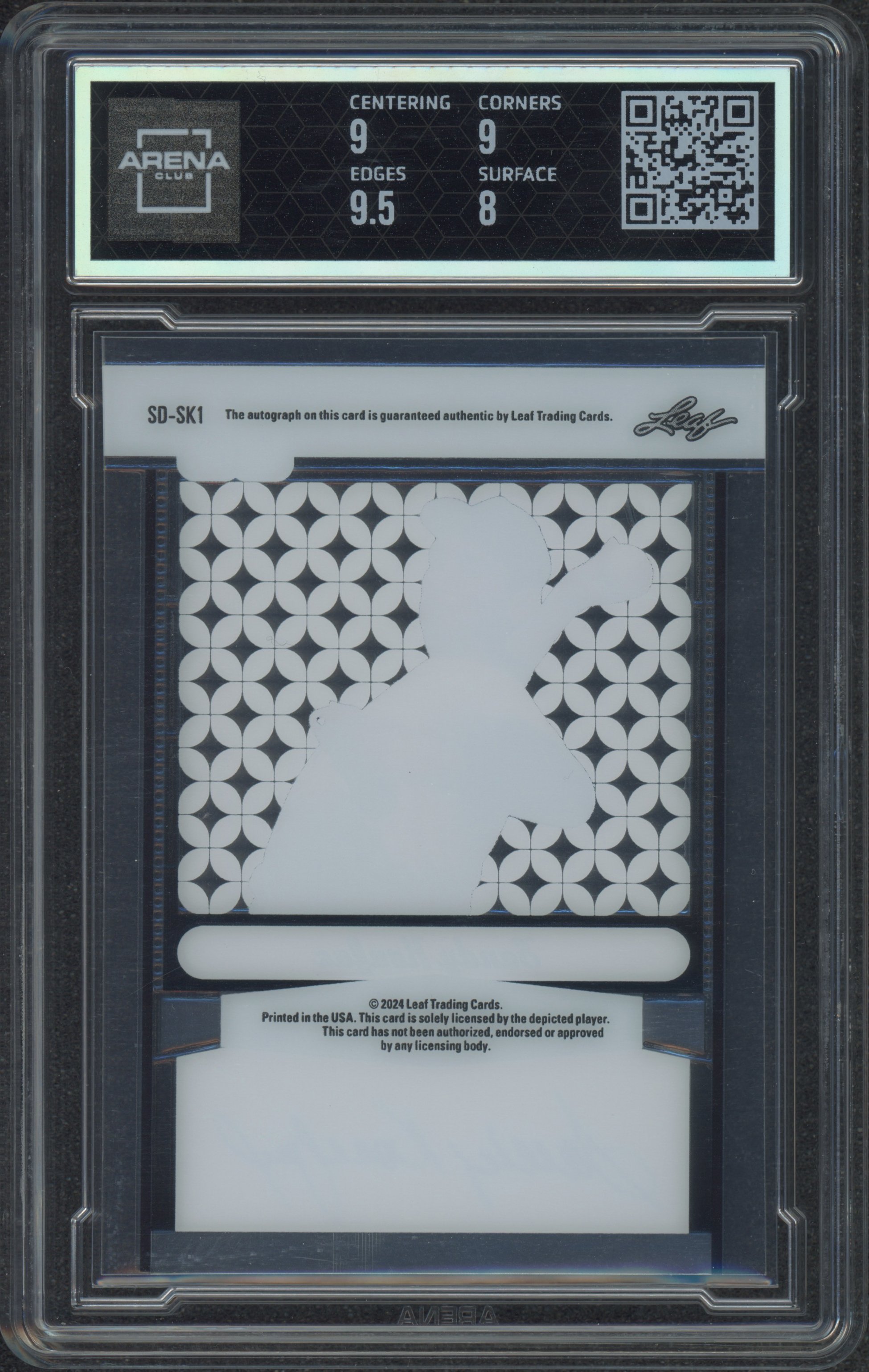 2024 Leaf Sports Heroes Signature Decade Green Acetate #SD-SK1 Sandy Koufax 1:1 AC 8.5_2.jpeg