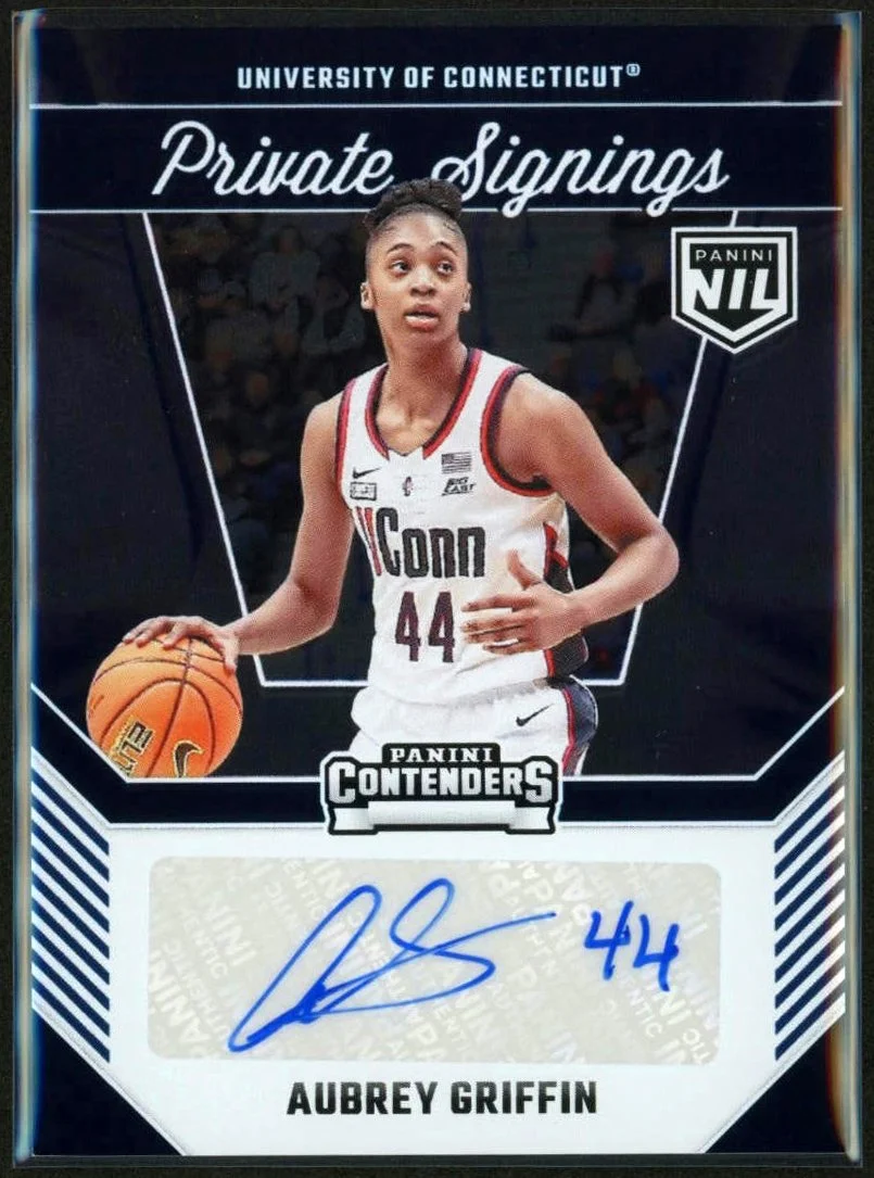 2024 Panini UCONN Private Signings #46 Aubrey Griffin Auto