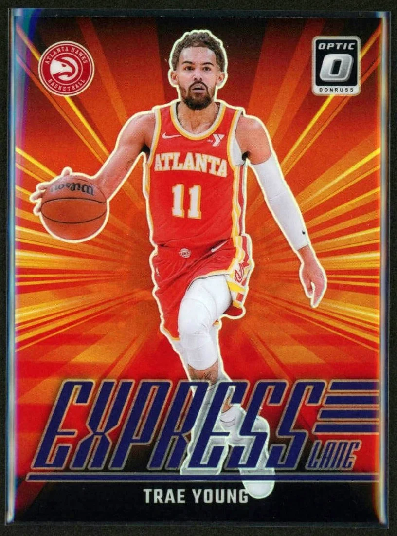 2024-25 Panini Donruss Optic Express Lane #5 Trae Young Holo Prizm