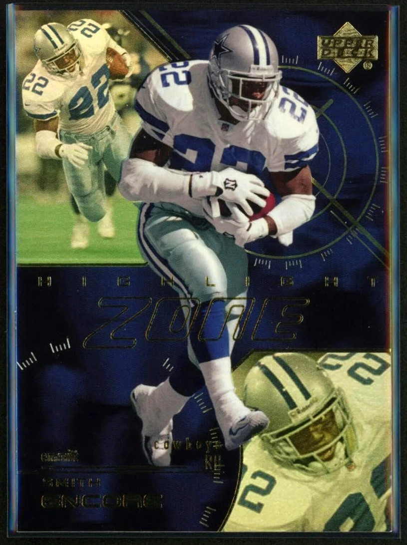 2000 Upper Deck Highlight Zone #HZ5 Emmitt Smith GOLD