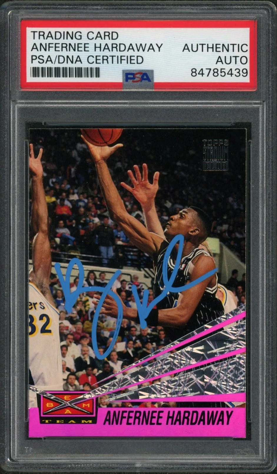 Trading Card Anfernee Hardaway PSA Authentic AUTO