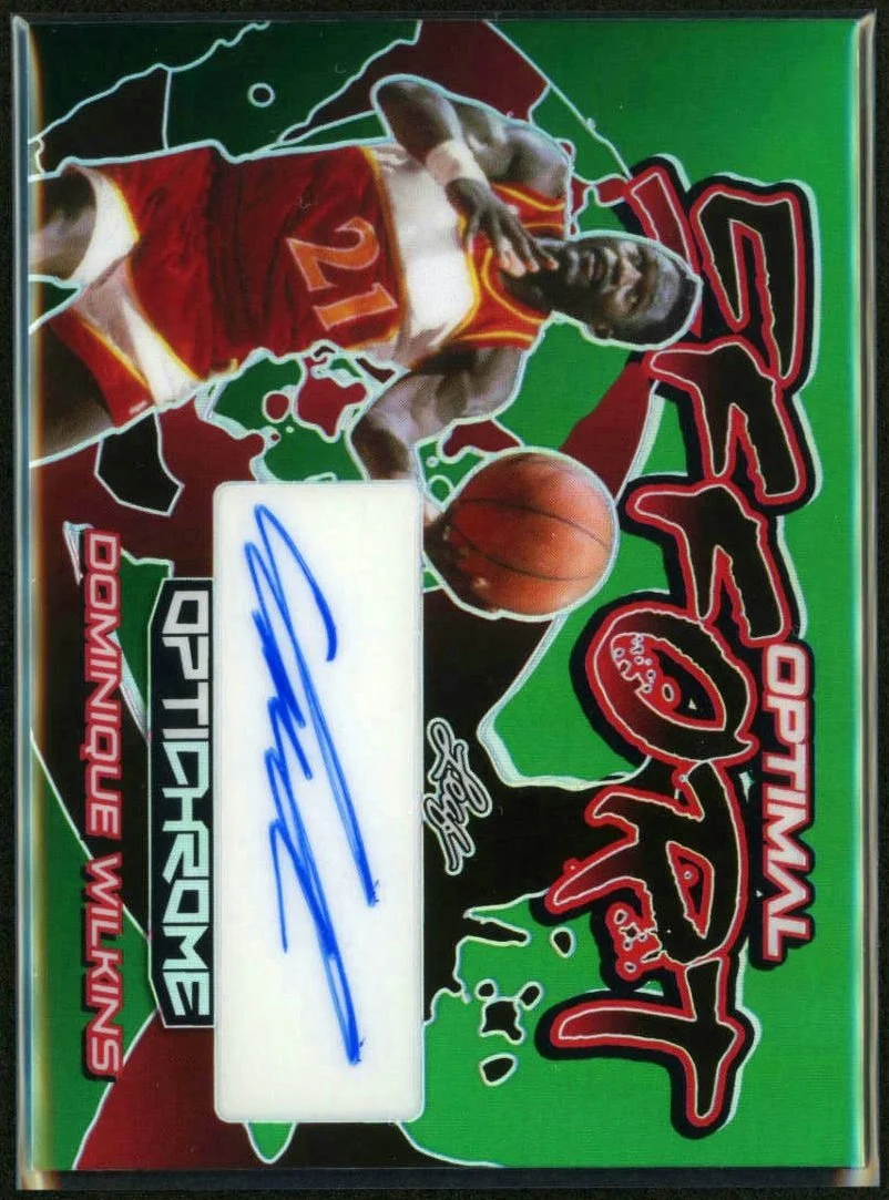 2023 Leaf Optimal Effort #OE-DW1 Dominique Wilkins Optichrome Auto 1/2