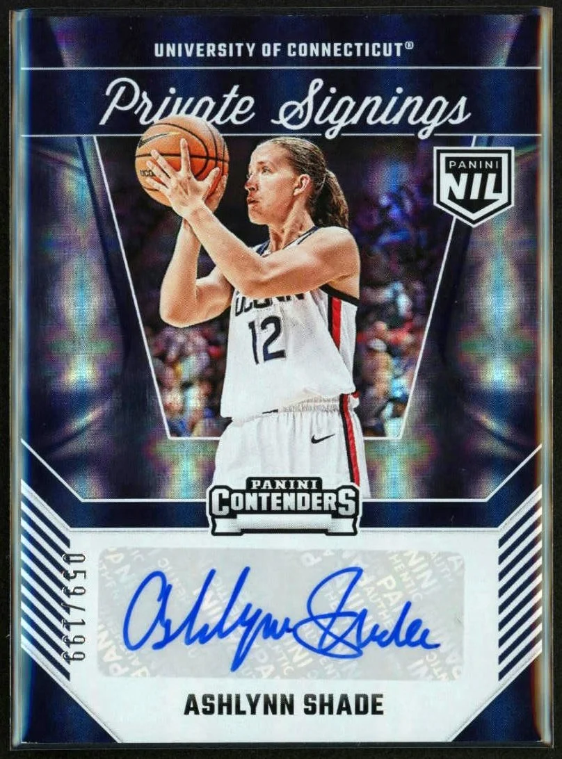 2024 Panini UCONN Private Signings #AS Ashlynn Shade Auto 059/199