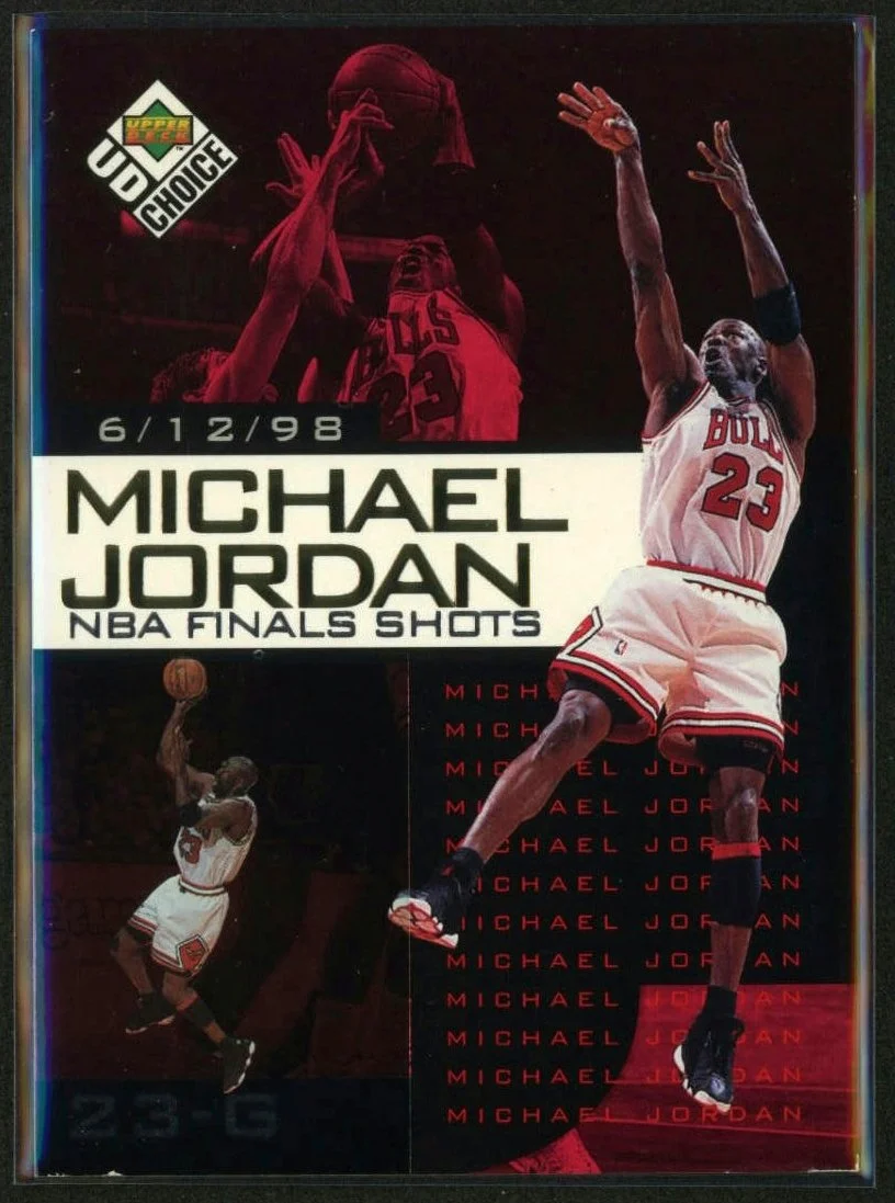 1998 Upper Deck NBA Finals Shots #5 Michael Jordan 6/12/98