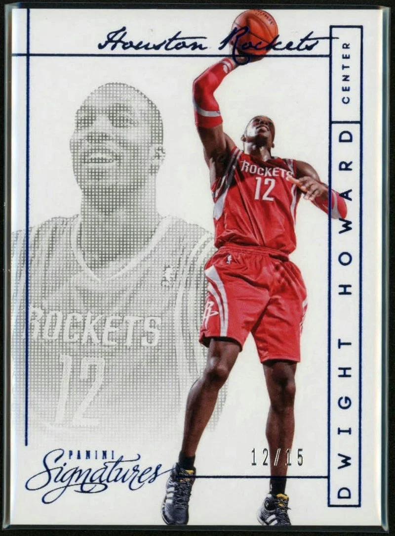 2013-14 Panini Signatures Blue #174 Dwight Howard 12/15