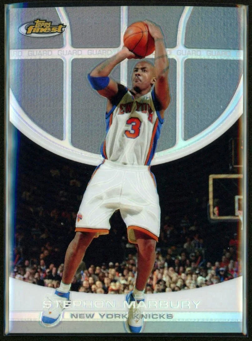 2005-06 Topps Finest Refractor #14 Stephon Marbury 254/349