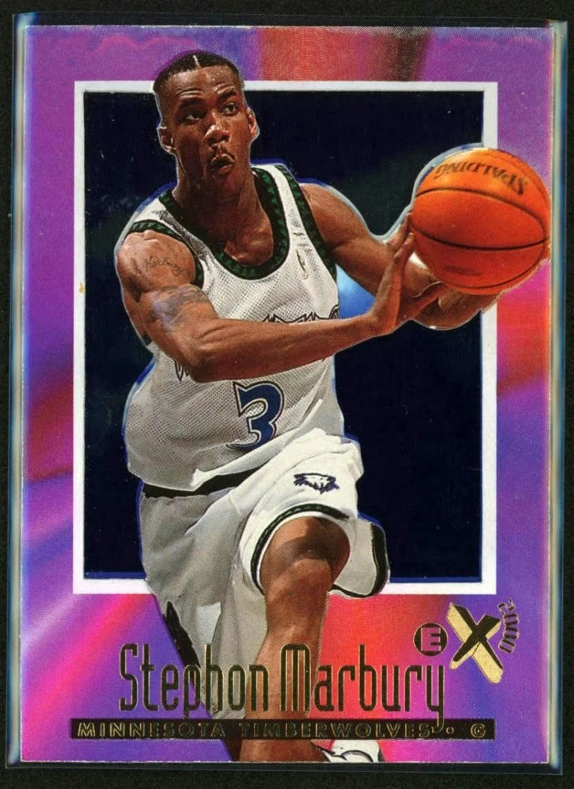 1996 Skybox EX-2000 #42 Stephon Marbury Rookie RC