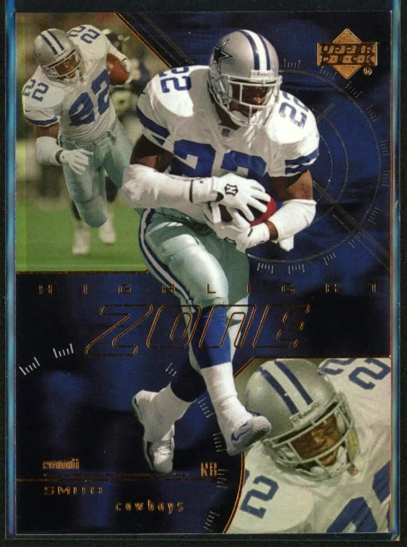 2000 Upper Deck Highlight Zone #HZ5 Emmitt Smith BRONZE