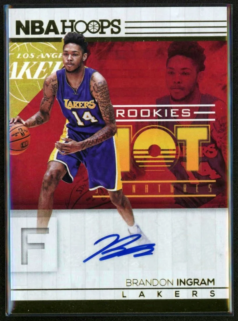 2016-17 Hoops Hot Signatures Rookies #1 Brandon Ingram