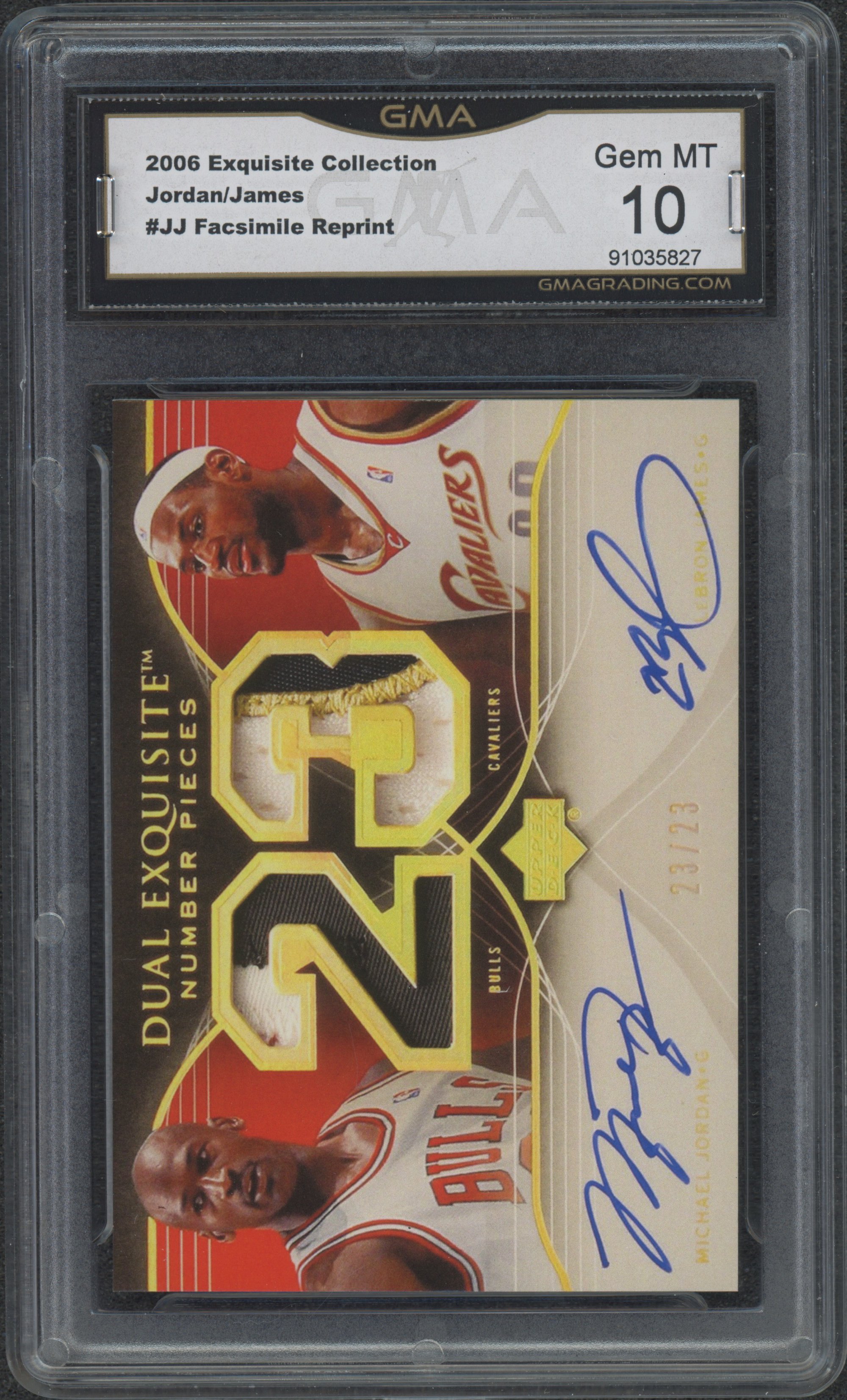 2006 Exquisite Collection Jordan:James #JJ Facsimile Reprint GMA 10_1.jpeg
